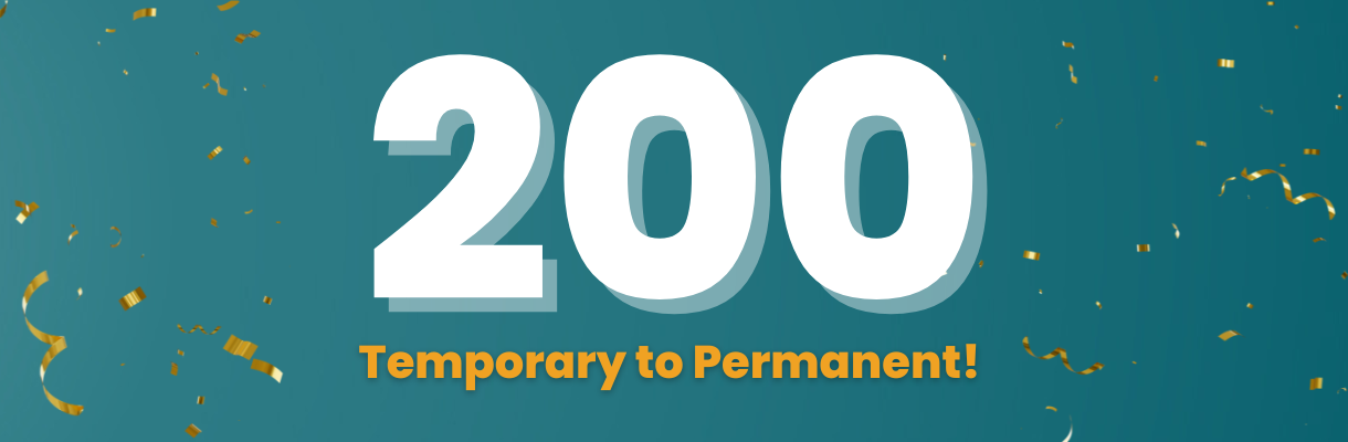 Celebrating 200 Permanent Hires in 2024