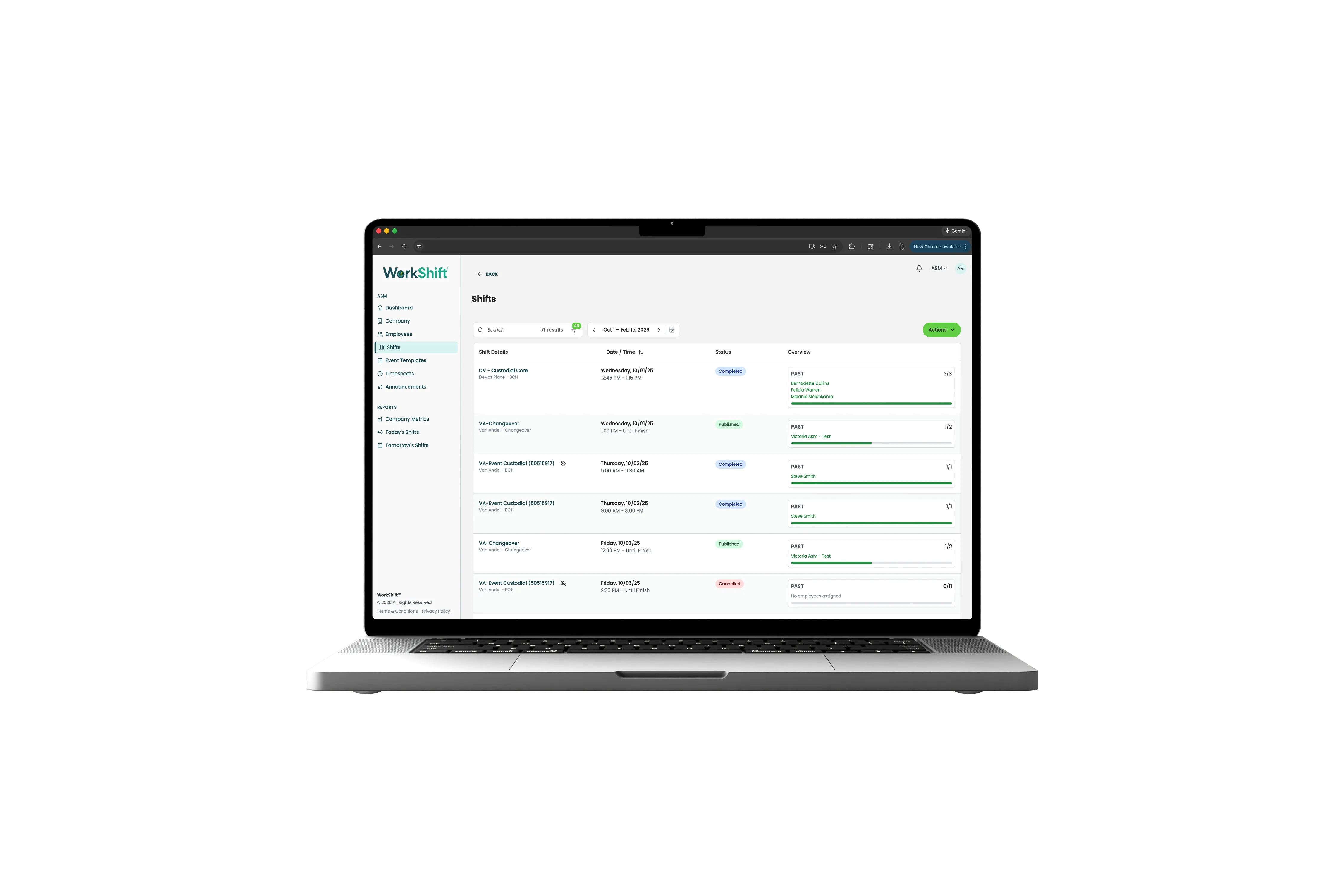 WorkShift for Businesses