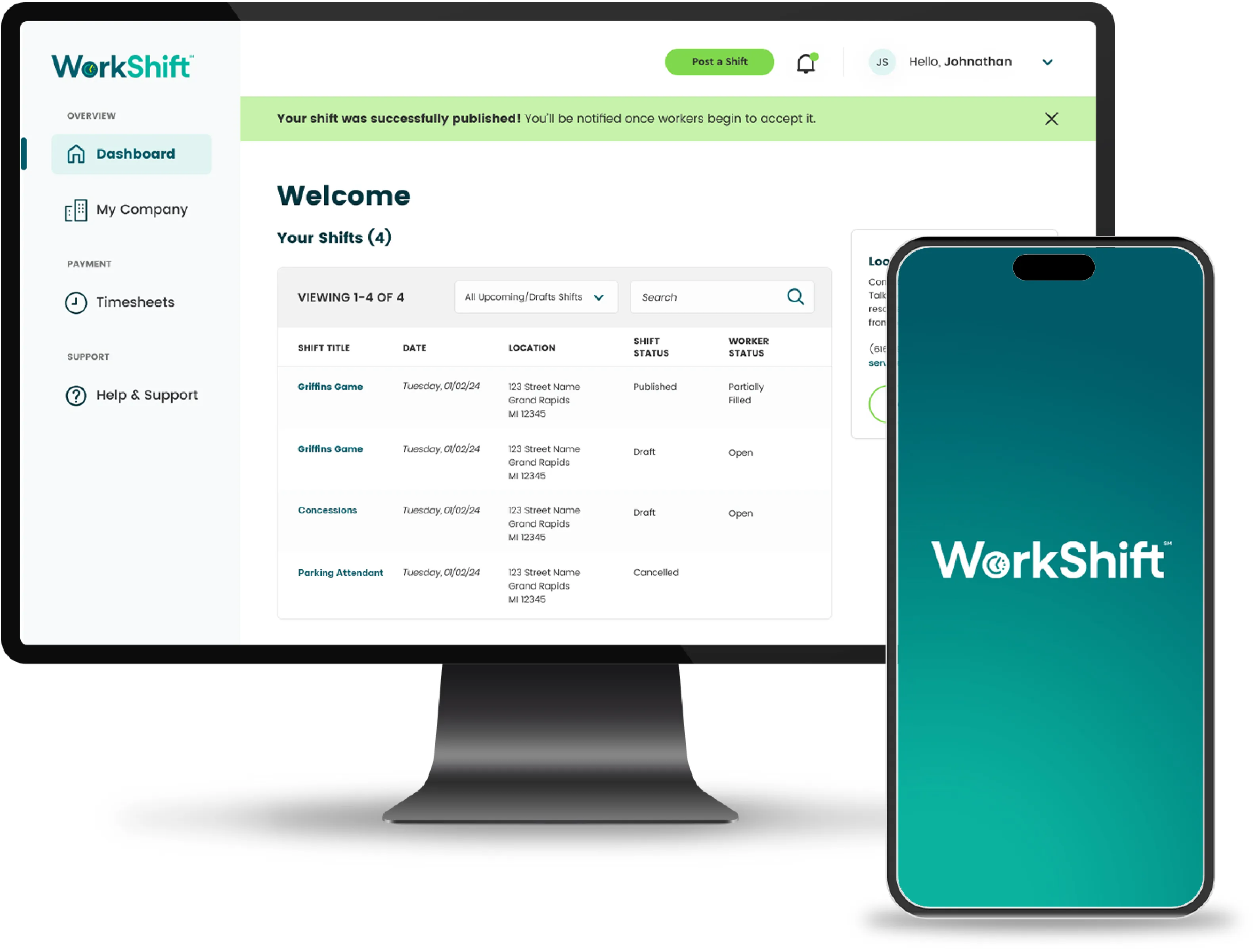 WorkShift Platform